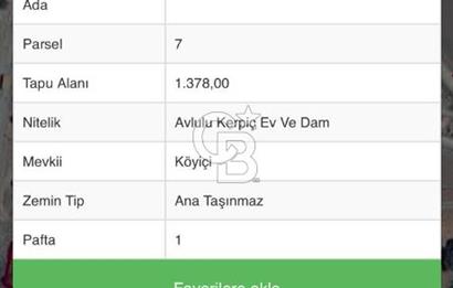 BİGA SELVİ KÖY İÇİ SATILIK ARSA