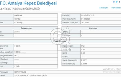 CB FALEZYUMDAN BAŞKÖYDE KÖŞE BAŞI ARSA