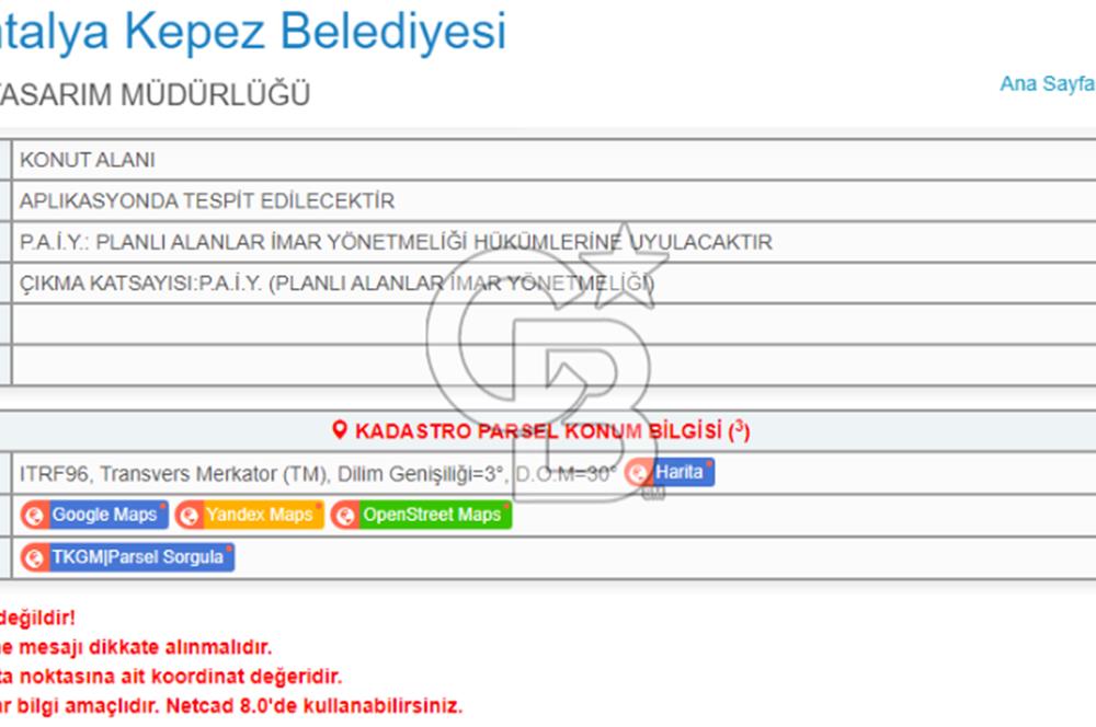 CB FALEZYUMDAN BAŞKÖYDE KÖŞE BAŞI ARSA