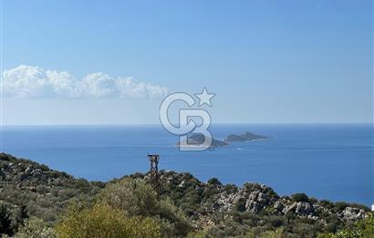 CB GİZ'DEN KAŞ KÖRDERE'DE DENİZ MANZARALI SATILIK 680 m2 ARSA