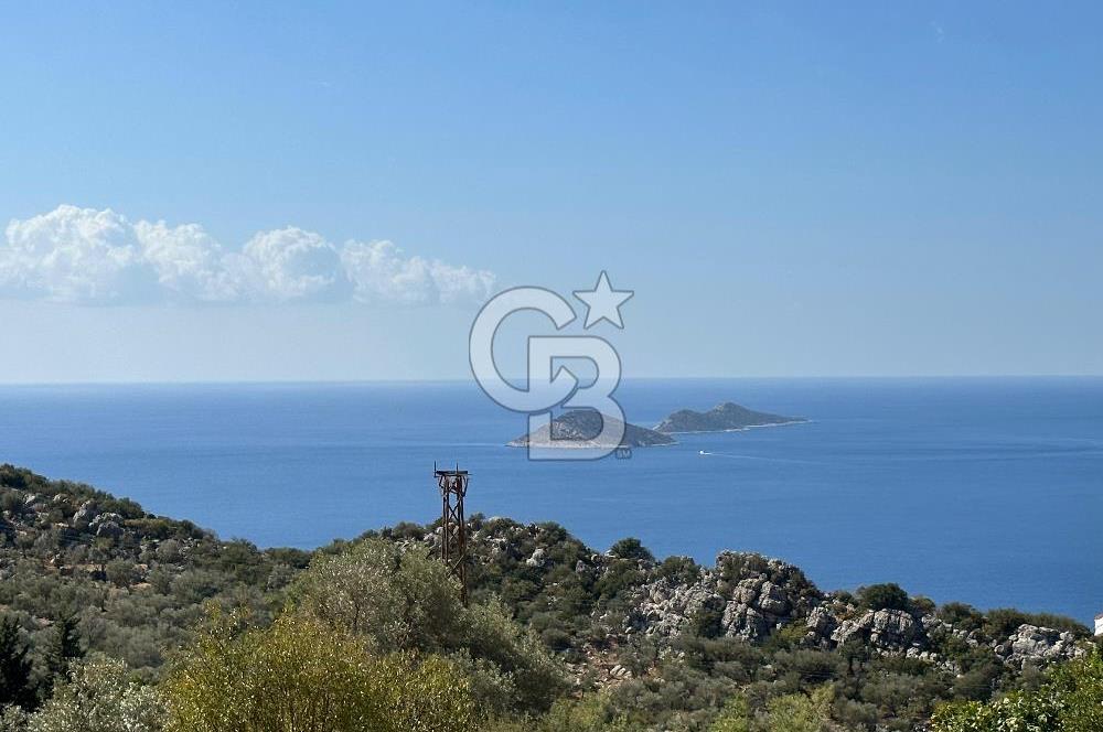 CB GİZ'DEN KAŞ KÖRDERE'DE DENİZ MANZARALI SATILIK 680 m2 ARSA