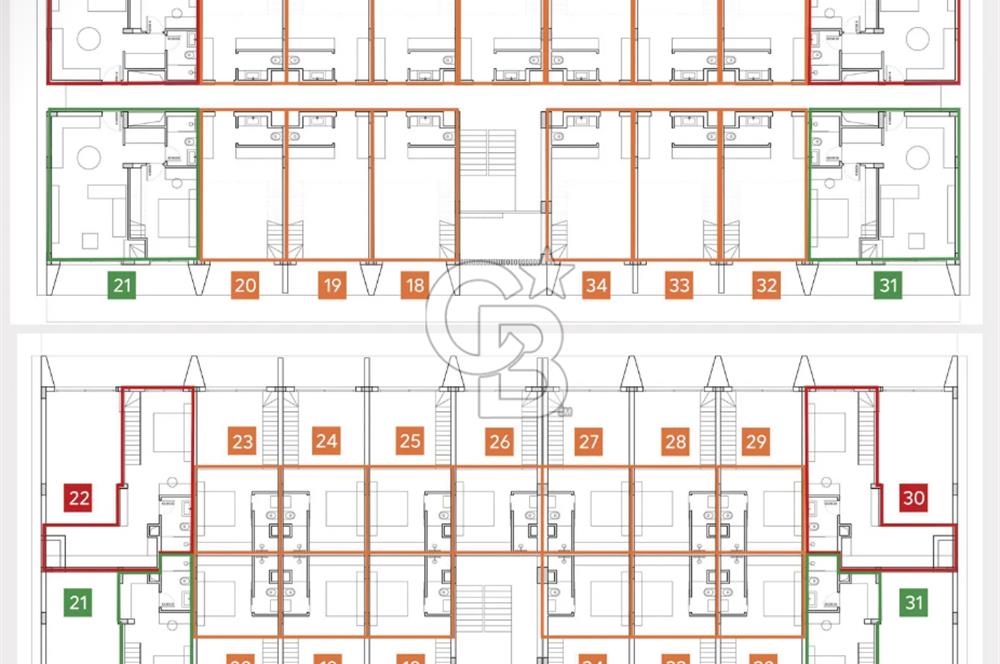 Courtyard Platinum Projesinde Satılık 1+1 Loft