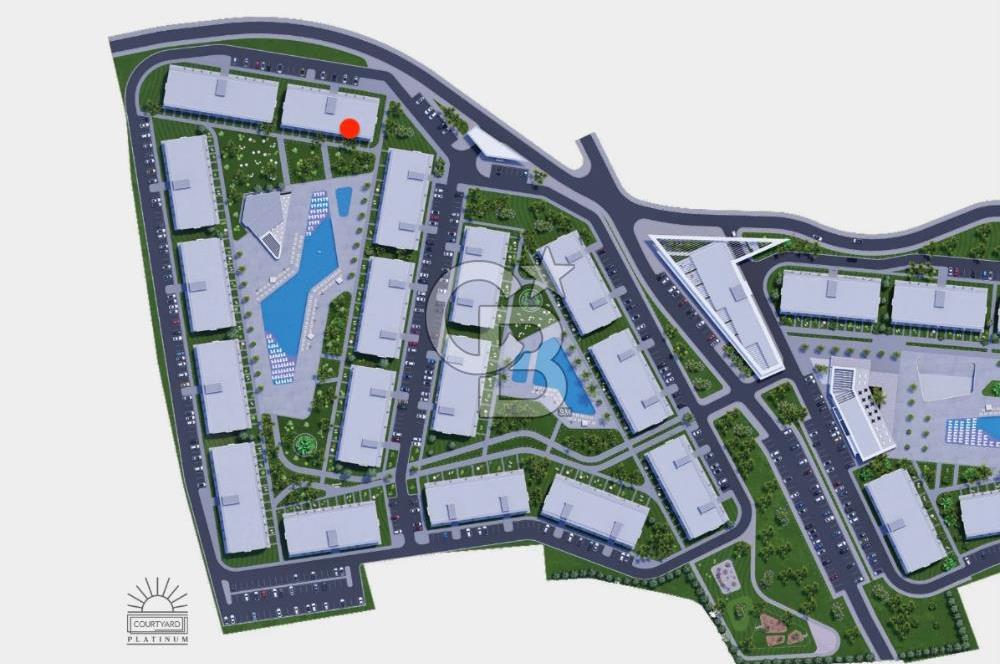 Courtyard Platinum Projesinde Satılık 1+1 Loft