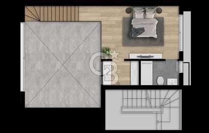 İskele Longbeach'de "La Isla" projesinde satılık 2+1 Loft