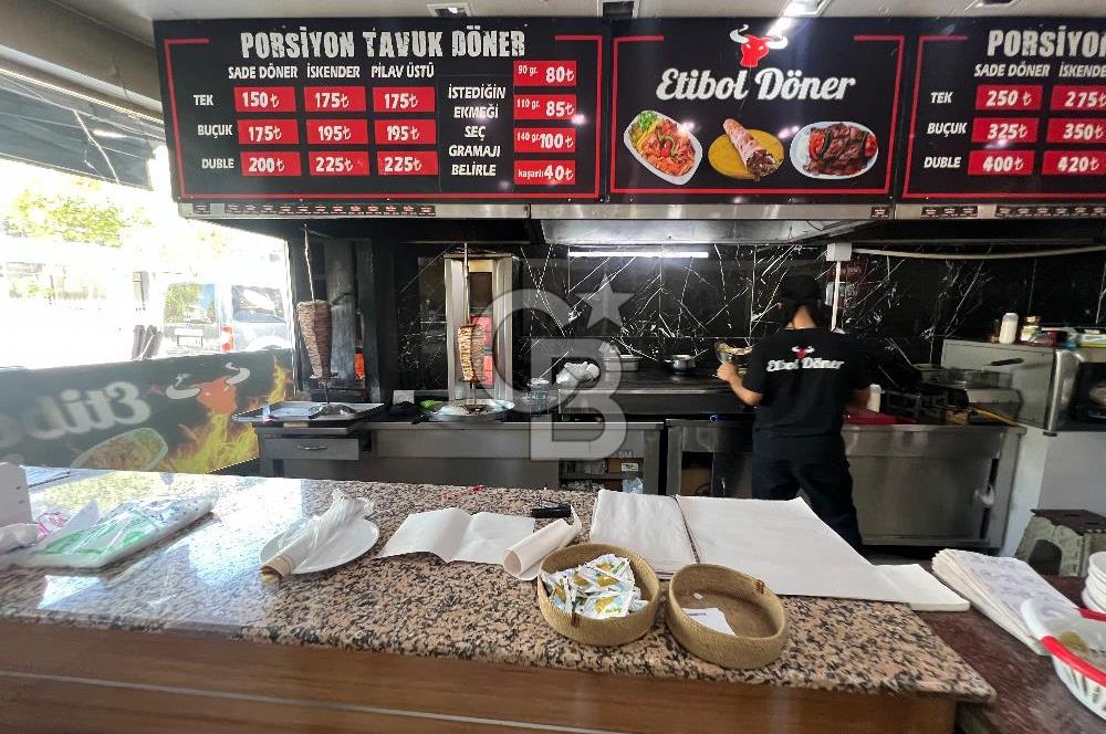 Karşıyaka’da Anadolu Caddesi üzeri 140m2 Devirli Dönerci