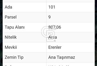 CB CLASS ORHANLI GOKTEPE 895,5 M2 İMARLI HOBİ BAHÇESİ