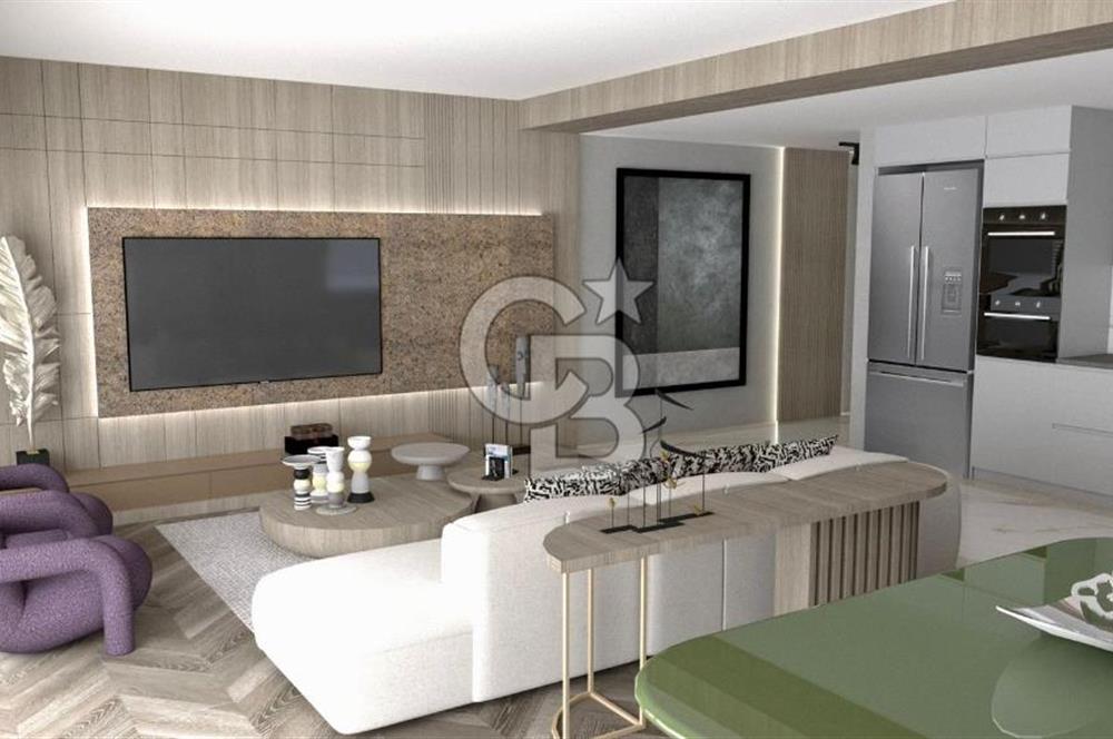 Çeşme Ayasaranda 'da Deniz Manzaralı Eşyalı Daire