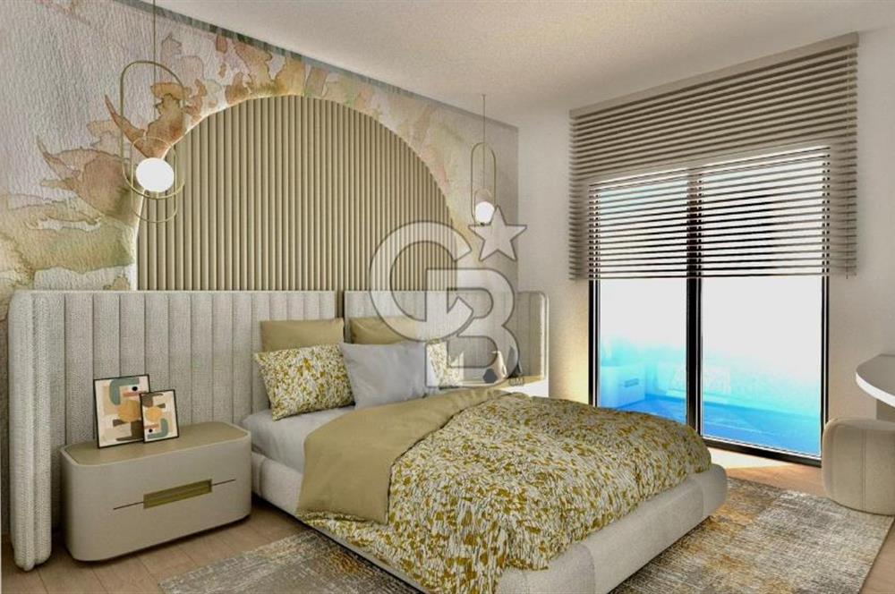 Çeşme Ayasaranda 'da Deniz Manzaralı Eşyalı Daire