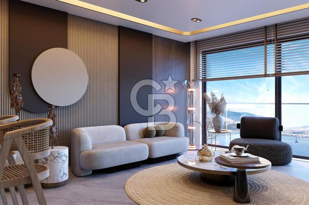 Çeşme Ayasaranda 'da Deniz Manzaralı Eşyalı Daire