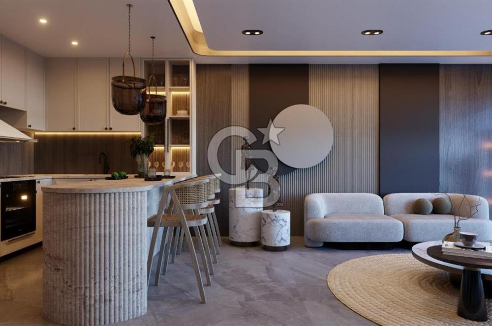 Çeşme Ayasaranda 'da Deniz Manzaralı Eşyalı Daire