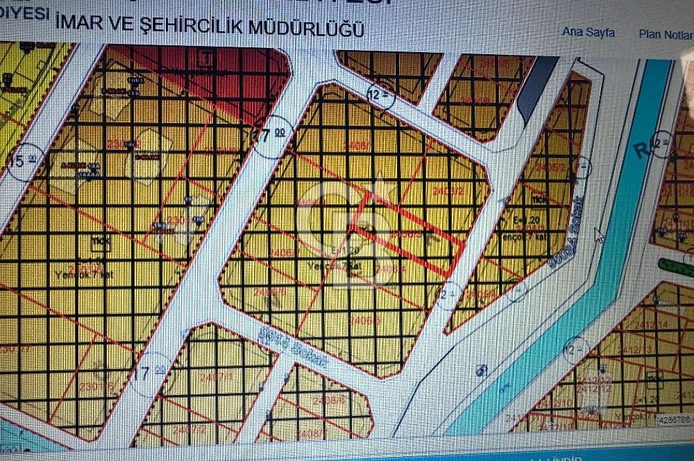 Çiğli Harmandalı,da 7 Kat İmarlı 1.242 m2 Tic.Konut İmarlı Arsa
