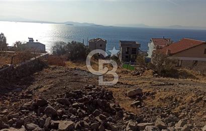 Dikili Çandarlı'da Panoramik Deniz Manzaralı Villa Arsası