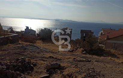 Dikili Çandarlı'da Panoramik Deniz Manzaralı Villa Arsası