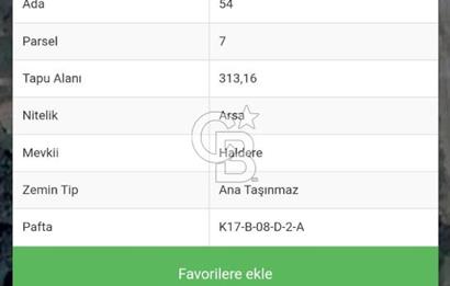 Dikili Çandarlı'da Panoramik Deniz Manzaralı Villa Arsası
