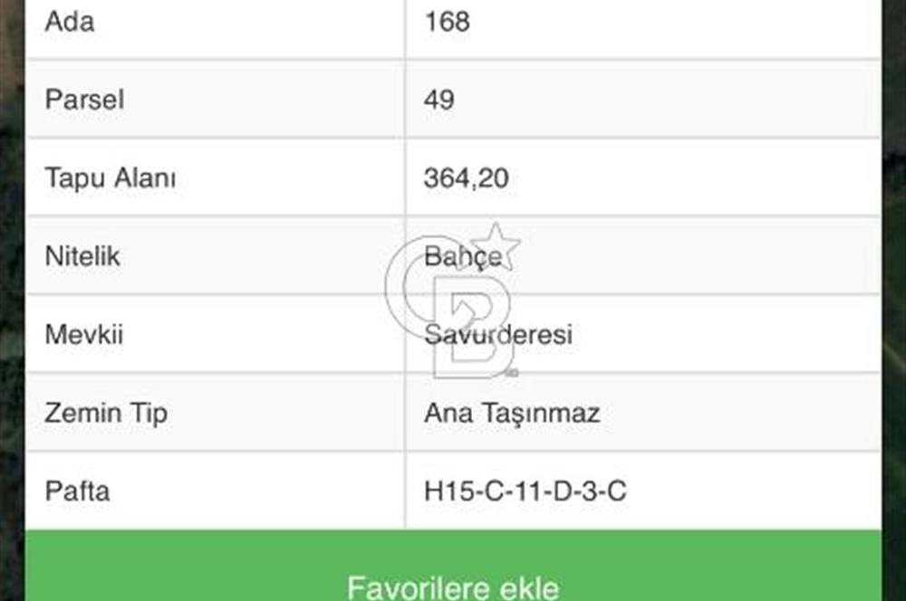 Çanakkale Gökçeada' da Satılık Bahçe