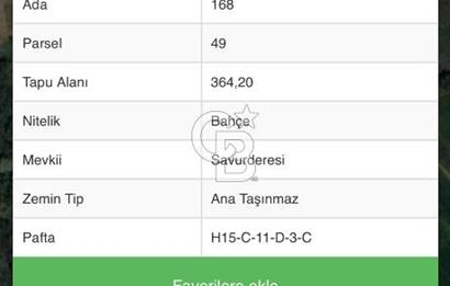 Çanakkale Gökçeada' da Satılık Bahçe