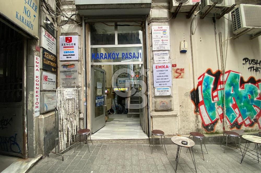 KEMANKEŞ'DE KARAKÖY PASAJ'INDA 7M2 OFİS&DEPO