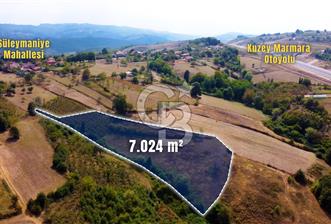 CB AKADEMİ İZMİT SÜLEYMANİYE'DE YOLA YAKIN SATILIK 7024 m² TARLA