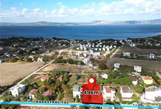ÇANAKKALE MERKEZ YAPILDAK SALTIK'DA BOĞAZ MANZARALI İMARLI ARSA