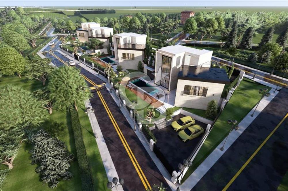 Çeşme Ovacık’ta 5+2 Müstakil 415m2 Satılık Triplex Havuzlu Villa