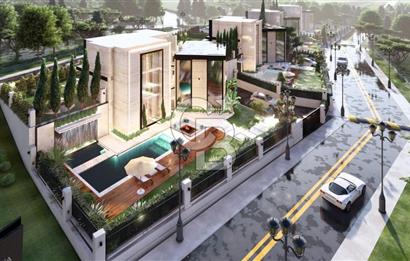 Çeşme Ovacık’ta 5+2 Müstakil 415m2 Satılık Triplex Havuzlu Villa