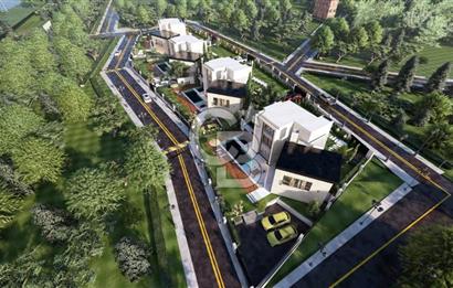 Çeşme Ovacık’ta 5+2 Müstakil 415m2 Satılık Triplex Havuzlu Villa
