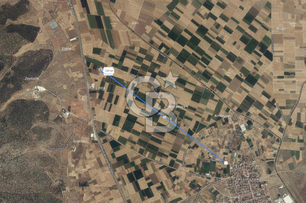 Acıpayam Yassıhüyük Mh. Satılık 1325 M2 Tarla