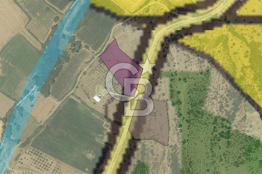 EZİNE GEYİKLİ YOLUNDA ASFALT YOLA CEPHE 16389 M² ARAZİ