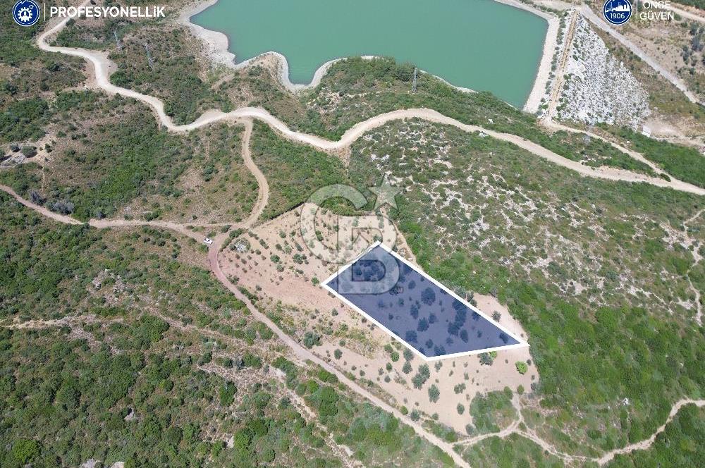 Karaburun Eğlenhoca Mahallesi'nde Deniz ve Gölet Manzaralı Tarla