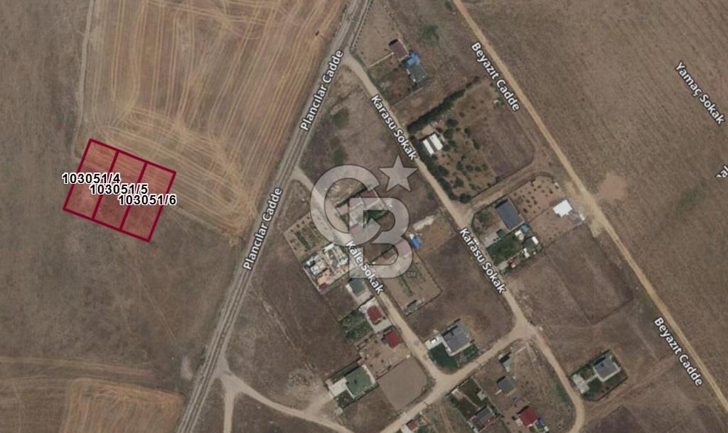 TEMELLİ-GAZİ'DE, KONUT İMARLI, 0.75 EMSAL, 1800m2 SATILIK ARSA