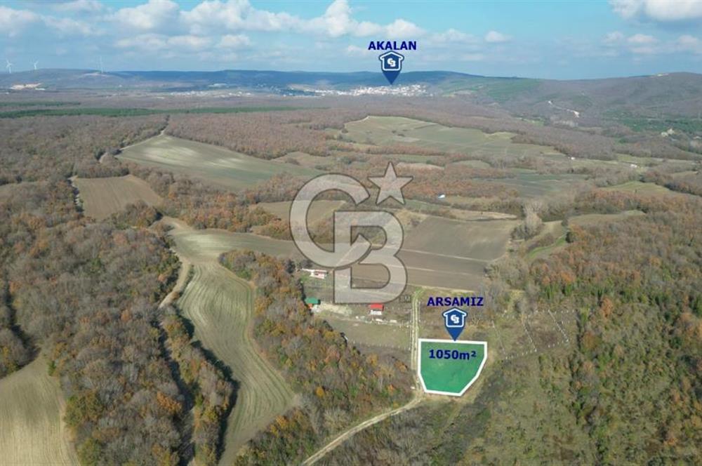 ÇATALCA AKALAN MAHALLESİ SATILIK 1050m² ARSA