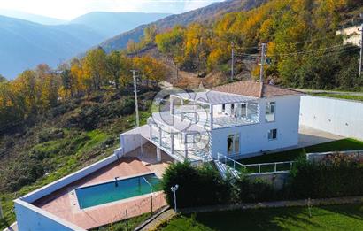 Sapanca Dibektaş'ta Göl ve Orman Manzaralı Satılık Lüks Villa