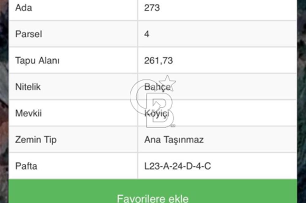 Çivril merkeze 5 dk mesafede 2 adet imarlı arsa