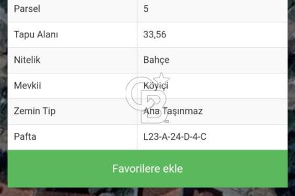 Çivril merkeze 5 dk mesafede 2 adet imarlı arsa