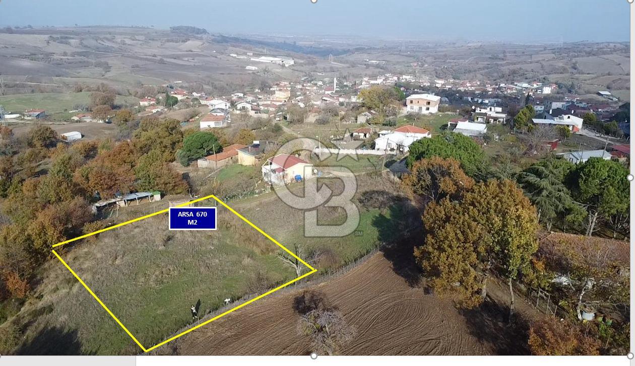 Biga Koruoba köyünde projesi çizilmiş satılık arsa