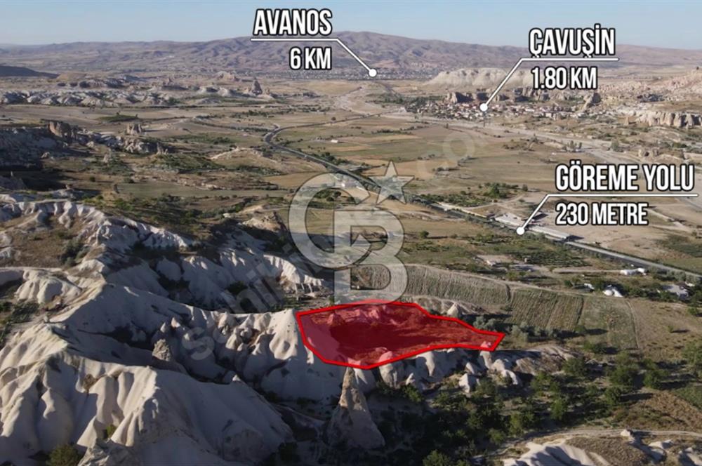 CB ANATOLİA/ GÖREME-AVANOS YOLUNDA 2000m² TURİZM YATIRIM FIRSATI