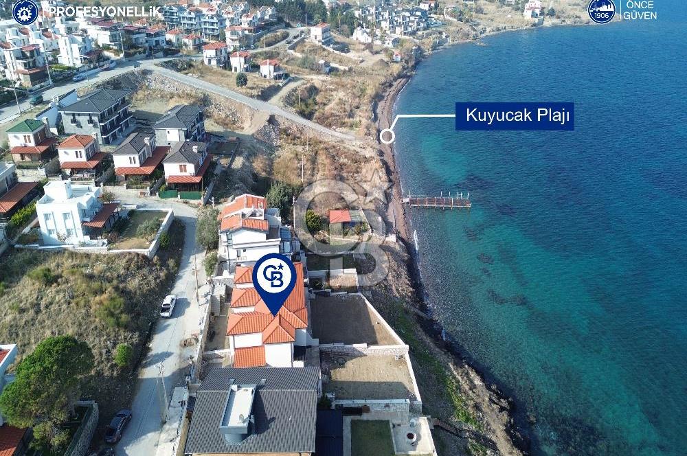Karaburun Merkez Mahallesi Kuyucak'da 3+1 Denize Sıfır Villa