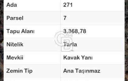 KAŞ/KALKAN/ÇAVDIR'DA TEK VE KÖK TAPU DENİZ MANZARALI TARLA