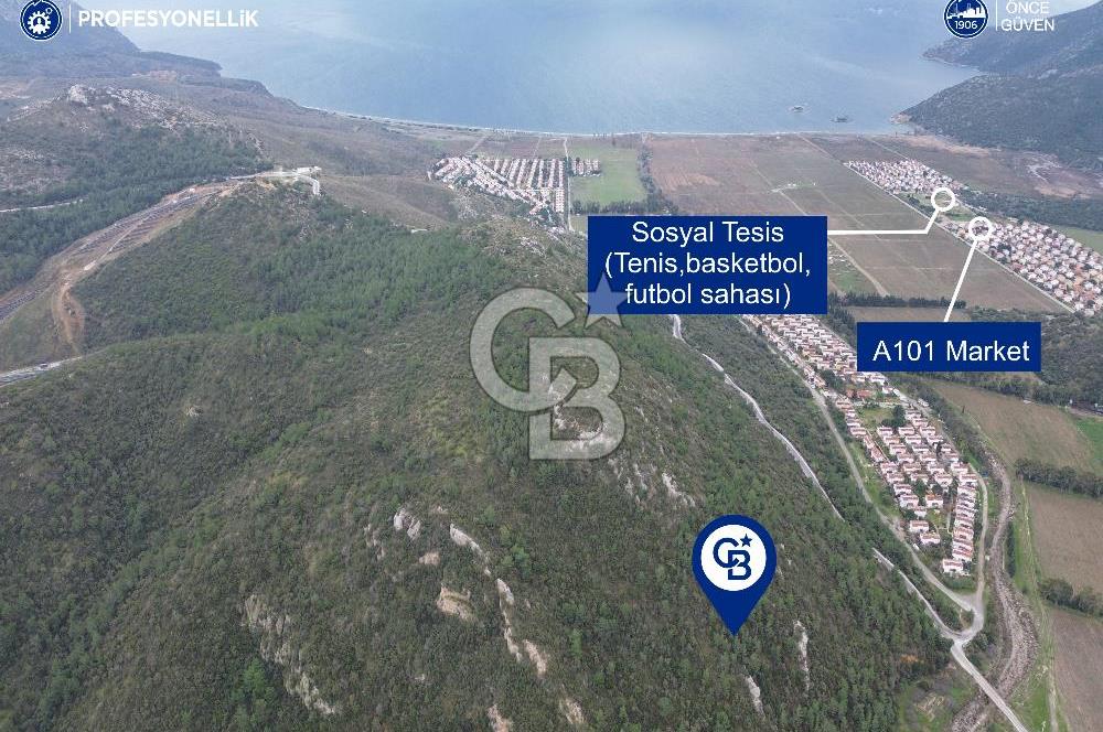 Karaburun Küçükbahçe'de Yerleşim Alanında 23.157 m2 Tarla