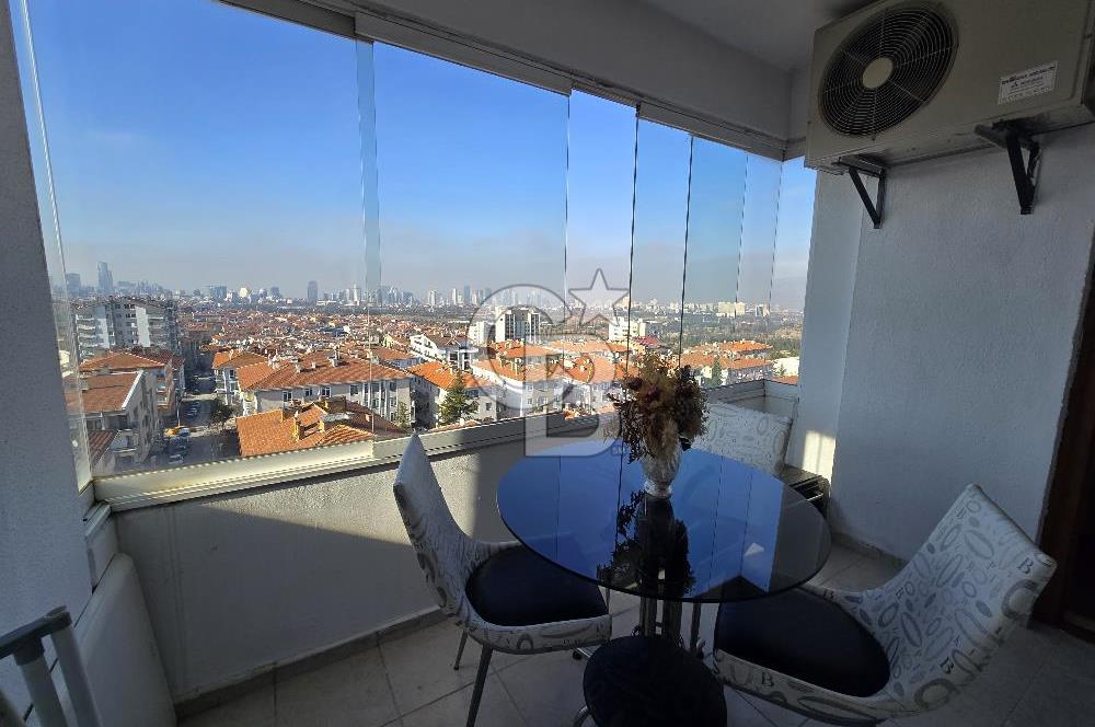 Dikmen Caddesi Stüdyo Evleri’nde Muhteşem Ankara Manzaralı Eşyalı 1+1 Daire