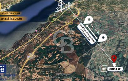 ÇANAKKALE LAPSEKİ İLYASKÖYDE SATILIK ARAZİ
