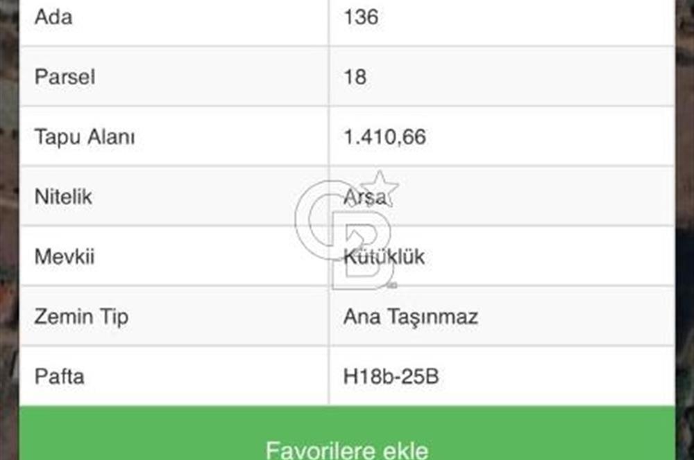 1410 m2 Güvemalan köyü emsallerinin altında uygun satılık arsa