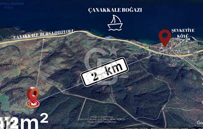 ÇANAKKALE LAPSEKİ ŞEVKETİYE'DE SATILIK ARAZİ 