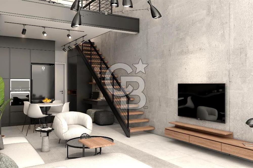 Micasa III Projesi'nden Lüks 1+1 Loft Daire