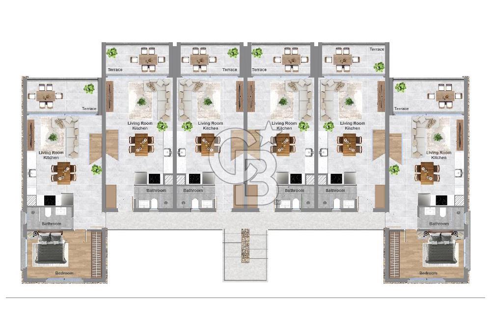 Micasa III Projesi'nden Lüks 1+1 Loft Daire