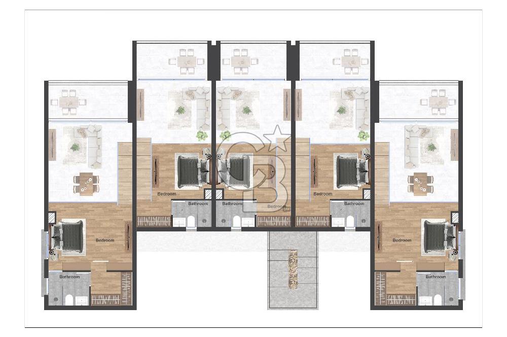 Micasa III Projesi'nden Lüks 1+1 Loft Daire