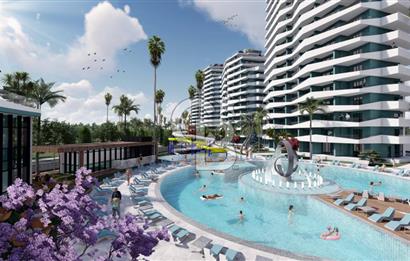 KIBRIS, İSKELE SKY DELUXIA LIFE 1+0 SATILIK STÜDYO DAİRE