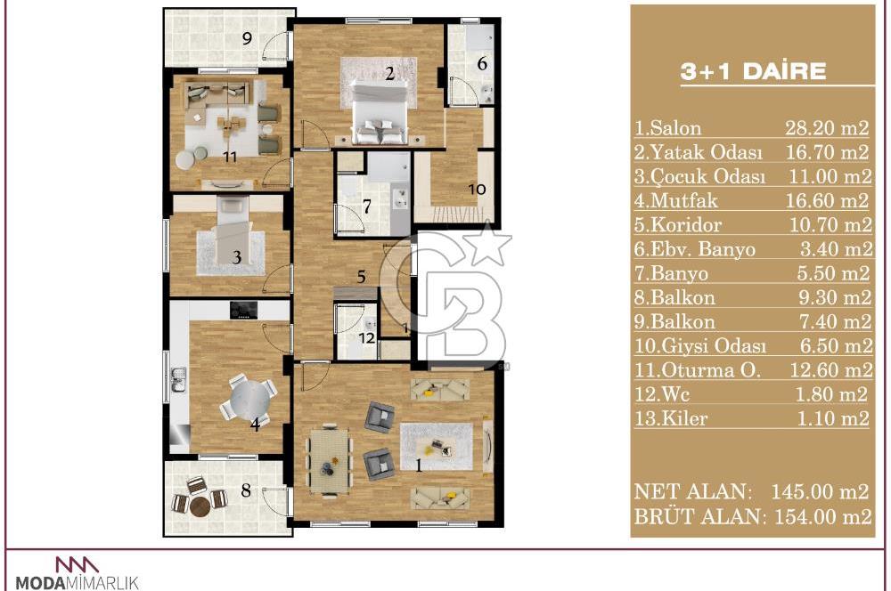 Torbalı Muratbey de Satılık 3+1 Havuzlu Lux Daire
