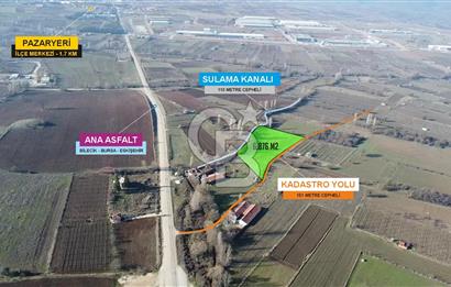 SATILIK 6.876 M2 TARLA