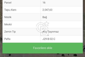 GÖLBAŞI/BEZİRHANE MAH'DE TEK VE KÖK TAPU SATILIK TARLA